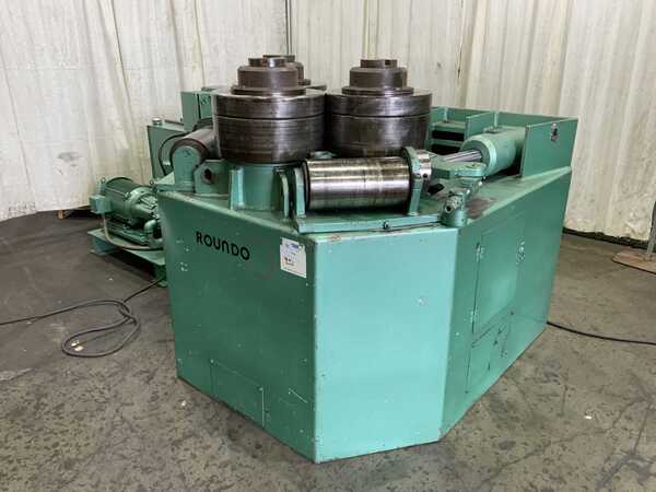 6" x 6" x 5/8" Roundo #R6, angle bending roll, 18" roll diameter, 15 HP, pendant Control with readouts - Image 1