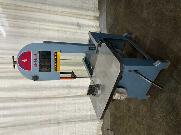 9" x 14-1/2" Roll-In #EF1459, vertical band saw, 30" x 18-1/2" table, 8-3/4" throat, 10' x 3/4" blade, 1995 - Image 8