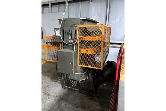 35 Ton, Herman Schwabe #DG, 30" x 34" die cutter, manual shuttle table for steel rule knife, 2 hand Control - Image 4