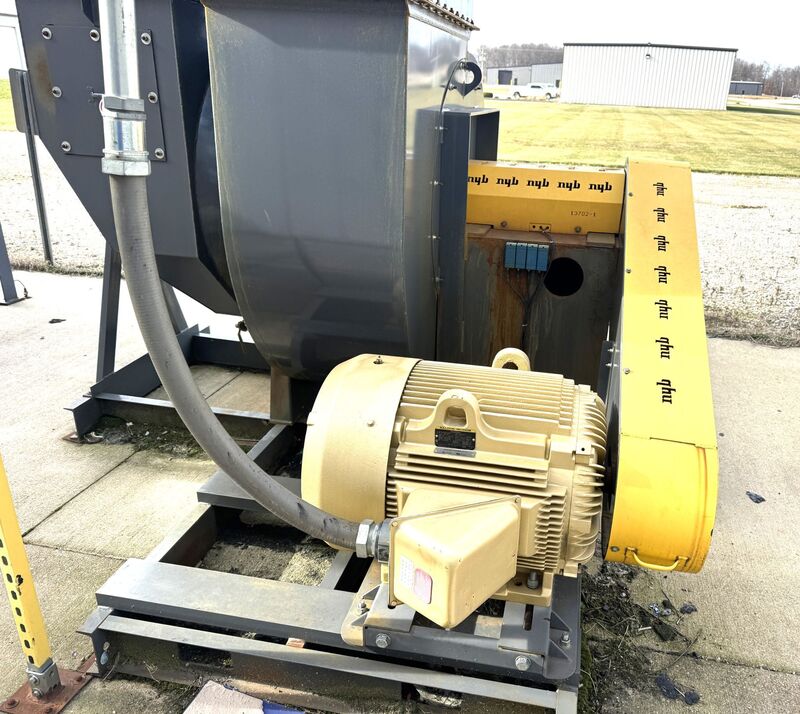 24000 cfm Aget #FH58S-6D-SP, dust collection system, 11 gauge steel panel construction, 14" inlets w/ - Image 3