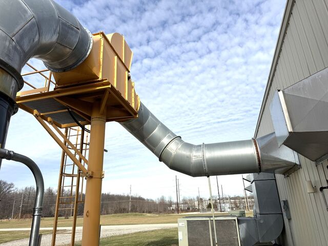 24000 cfm Aget #FH58S-6D-SP, dust collection system, 11 gauge steel panel construction, 14" inlets w/ - Image 8