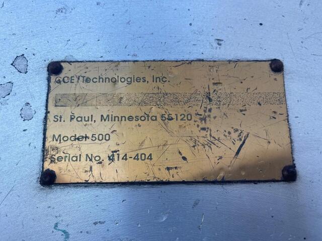 Aveka CCE Technologies #500, Centrifugal Air Classifier, 10 HP motor, 3525 RPM - Image 3
