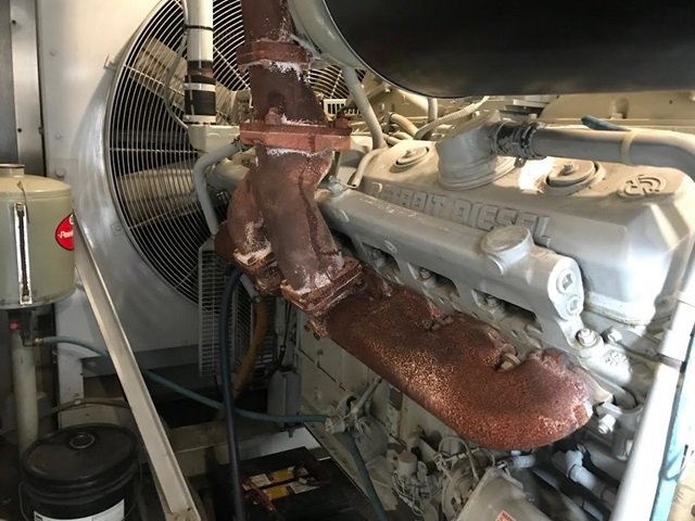 750 KW Detroit Diesel #750DS, Standby Diesel Generator, 1006 HP, sound attenuated enclosure, 769 hours - Image 4