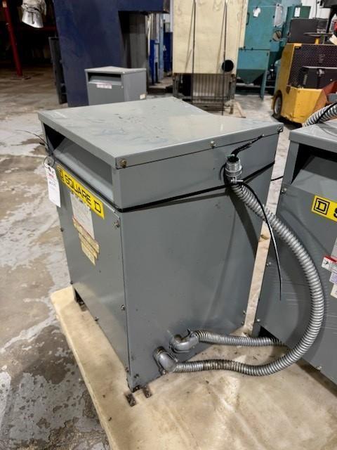 45 KVA, 480Y/244 Primary, 240 Secondary Square D #EE43T15MCT, Transformer, 3ph - Image 3
