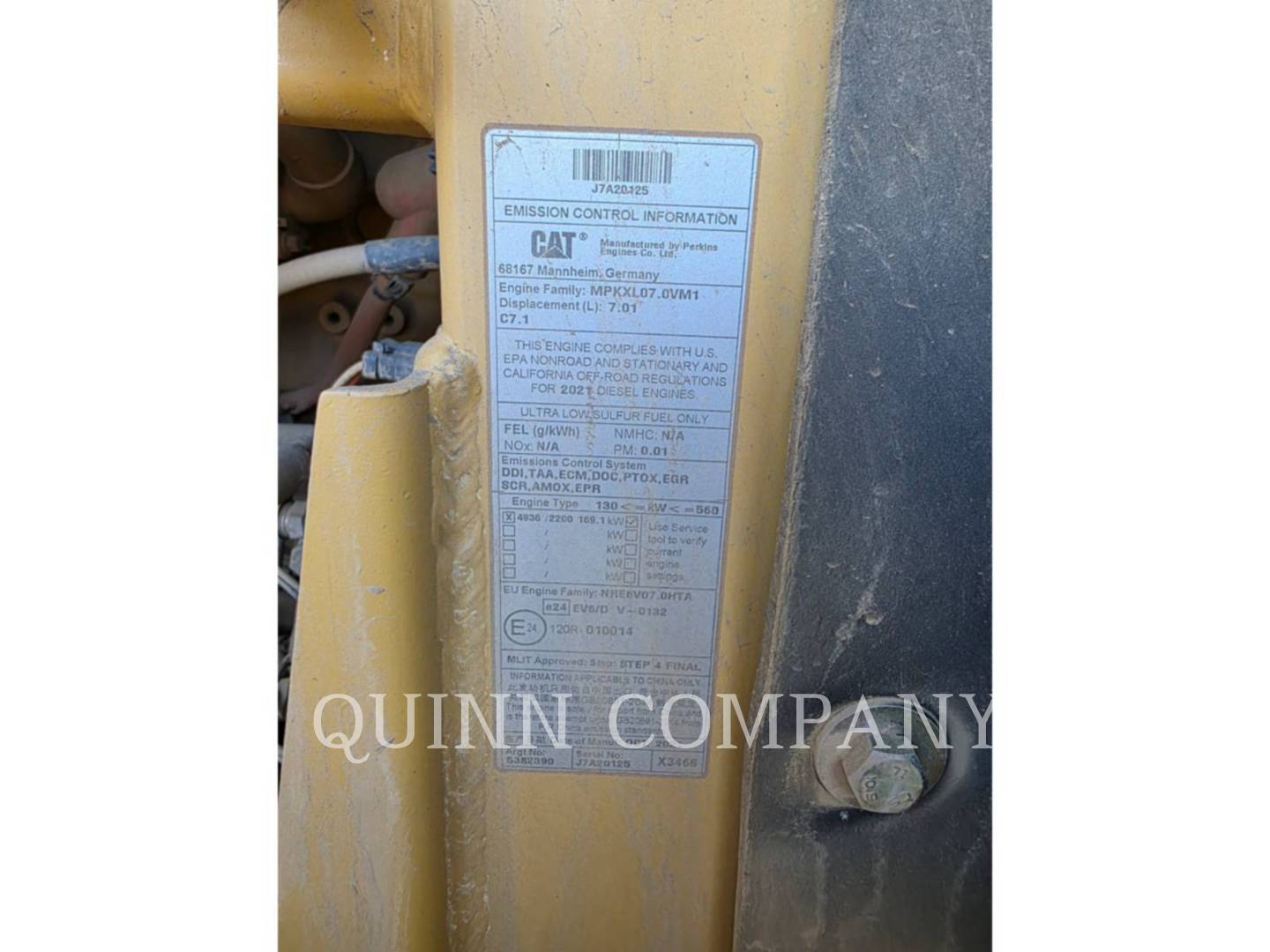 Cat 950 GC, Wheel Loader, 1801 hours, S/N: M5T04957, 2022 - Image 8