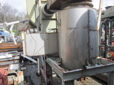 Fisher Klosterman, quench Scrubber, wet, 12000 cfm, 304 Stainless Steel, vertical tank, 30 HP - Image 1