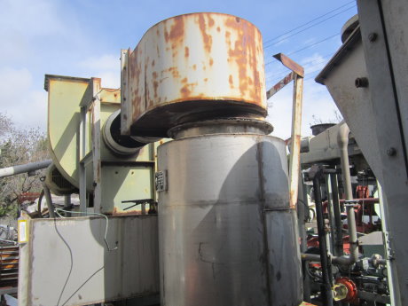 Fisher Klosterman, quench Scrubber, wet, 12000 cfm, 304 Stainless Steel, vertical tank, 30 HP - Image 2