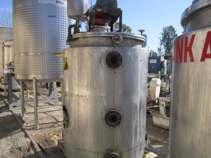 250 gallon Combustion Engineering Howard reactor, Stainless Steel, jacketed, agit - Image 1