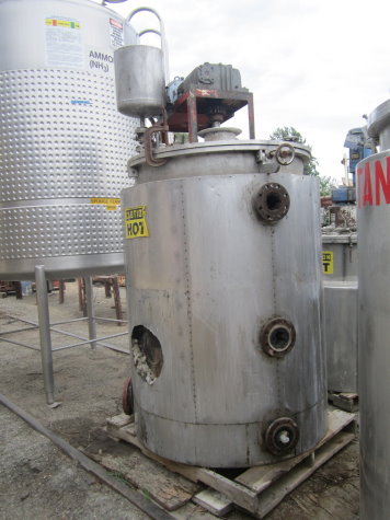 250 gallon Combustion Engineering Howard reactor, Stainless Steel, jacketed, agit - Image 5