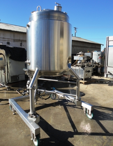 265 gallon Feldmeier reactor, 316L Stainless Steel, 100 psi, jacketed - Image 2