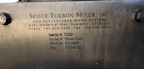 265 gallon Feldmeier reactor, 316L Stainless Steel, 100 psi, jacketed - Image 7
