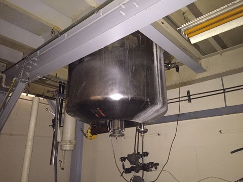 200 gallon TK, Reactor, Stainless Steel, jacketed, sweep agit, 45 psi - Image 6