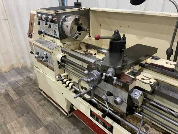 16" x 60" Jet #1660-3PGH, Gap Bed Engine Lathe, 25-5/8" swing in gap, 8-5/8" swing over cross slide, 12" - Image 2