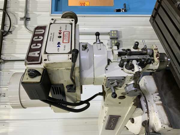 Accu #AC3KV, Ram Type Vertical Mill, 54" x 10" table, 38" X, 18" Y, 18" Z, 5" quill travel, 17-3/4" ram - Image 2