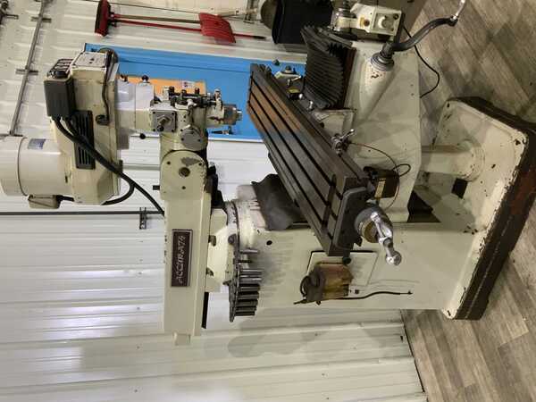 Accu #AC3KV, Ram Type Vertical Mill, 54" x 10" table, 38" X, 18" Y, 18" Z, 5" quill travel, 17-3/4" ram - Image 7