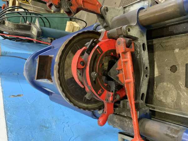 1/4" -4" Ridgid #1224, Pipe Threader, 1/2" to 2" bolt capacity, 2-1/2" to 4" receding die head, 1.5 HP, 36 - Image 9