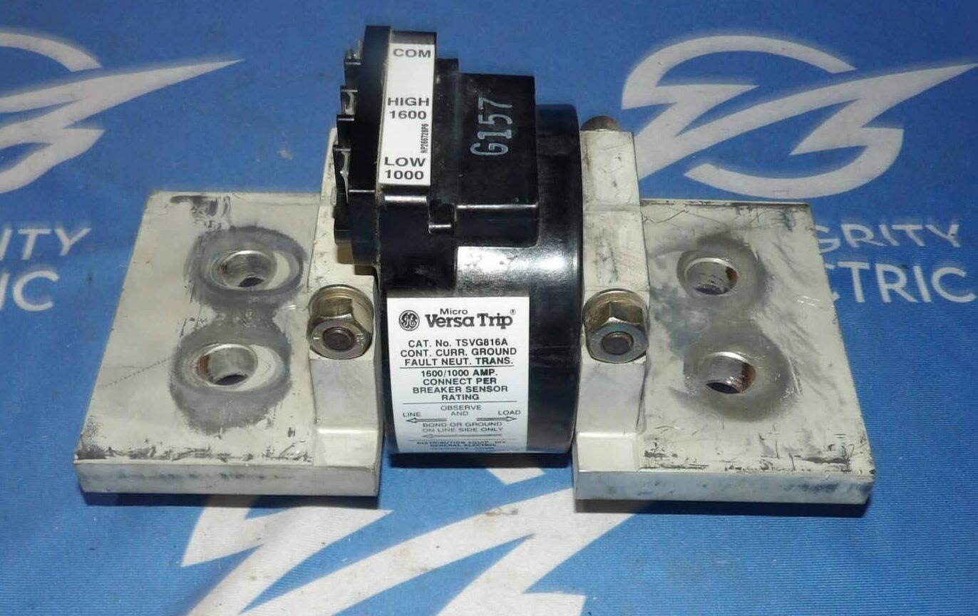 General Electric, Micro Versa Trip, TSVG816A, Ground Fault Neutral Current Transformer, 1600/1000 amps - Image 2