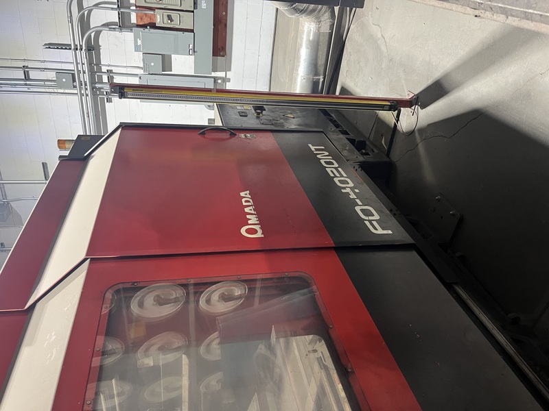 Amada #FO-4020NT, CNC Co2 Laser, 6' x 13' table, 4 KW, Donaldson dust collector, chiller, Fanuc CNC, 2004 - Image 2