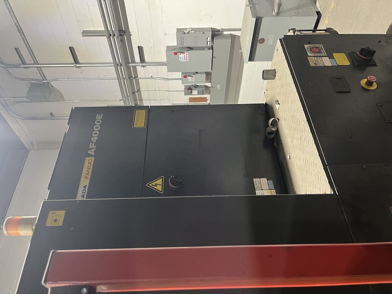 Amada #FO-4020NT, CNC Co2 Laser, 6' x 13' table, 4 KW, Donaldson dust collector, chiller, Fanuc CNC, 2004 - Image 3