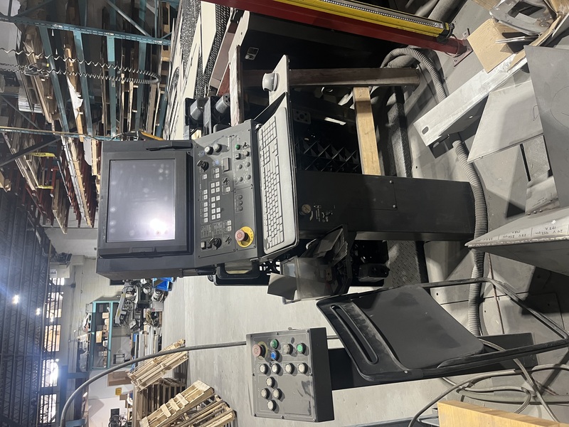 Amada #FO-4020NT, CNC Co2 Laser, 6' x 13' table, 4 KW, Donaldson dust collector, chiller, Fanuc CNC, 2004 - Image 4