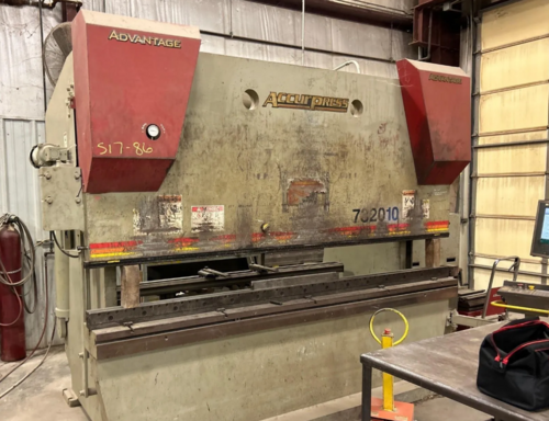 320 Ton, Accurpress #732012-Advantage, Hydraulic Press Brake, 10' overall, 102" between housing, 10" stroke - Image 1