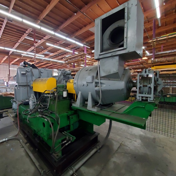 20000 lb. Uncoiler, 60" width, 50 HP, hydraulic mandrel, 15.5" ID - Image 3