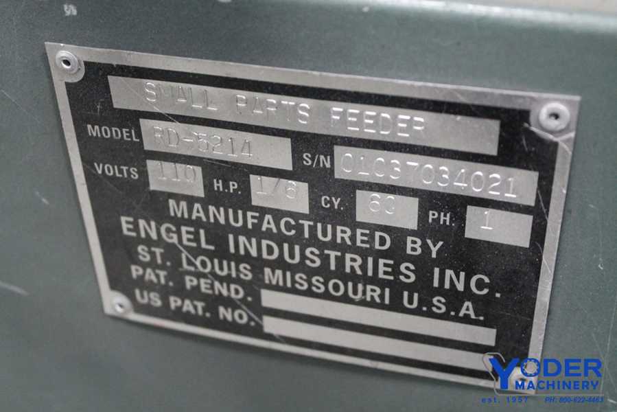 8" Eagle #RD5214, feeder, 8" stroke, 1 phase, 1/6 HP, #63478 - Image 9