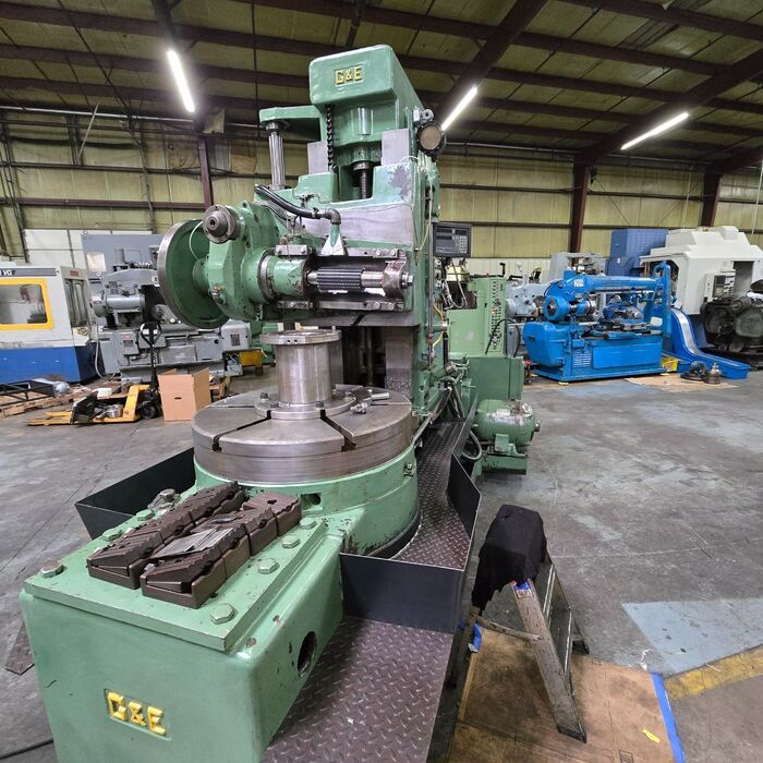 Gould & Eberhardt #48HS, Vertical Gear Hobber, 48" diameter, 18" max. face length, 8" hob diameter, 32" table - Image 3
