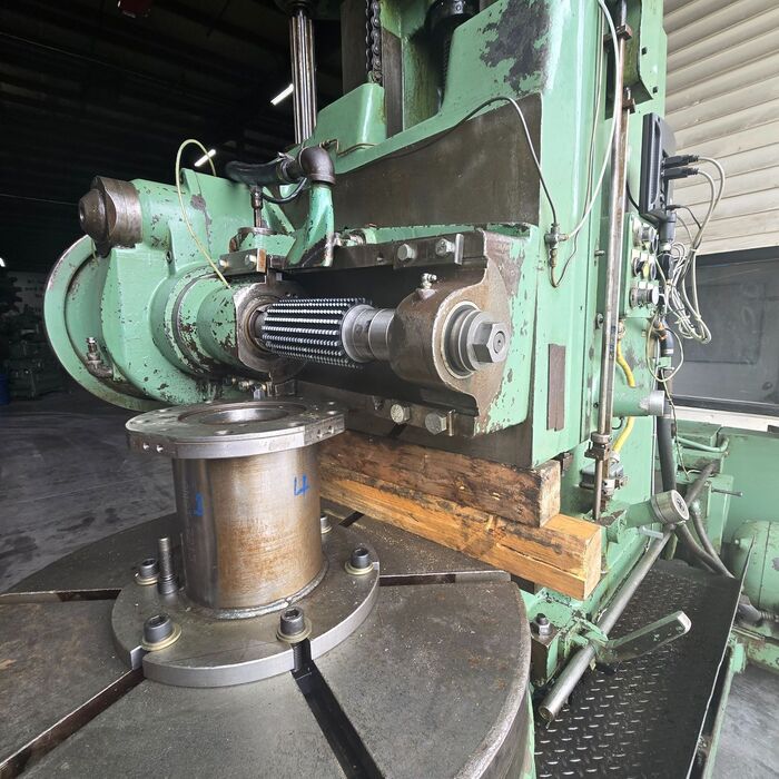 Gould & Eberhardt #48HS, Vertical Gear Hobber, 48" diameter, 18" max. face length, 8" hob diameter, 32" table - Image 5