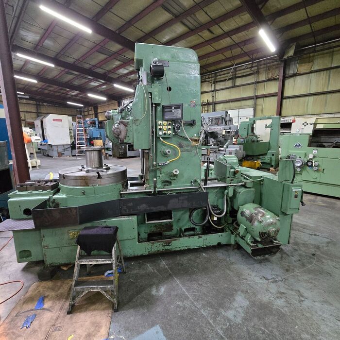 Gould & Eberhardt #48HS, Vertical Gear Hobber, 48" diameter, 18" max. face length, 8" hob diameter, 32" table - Image 7