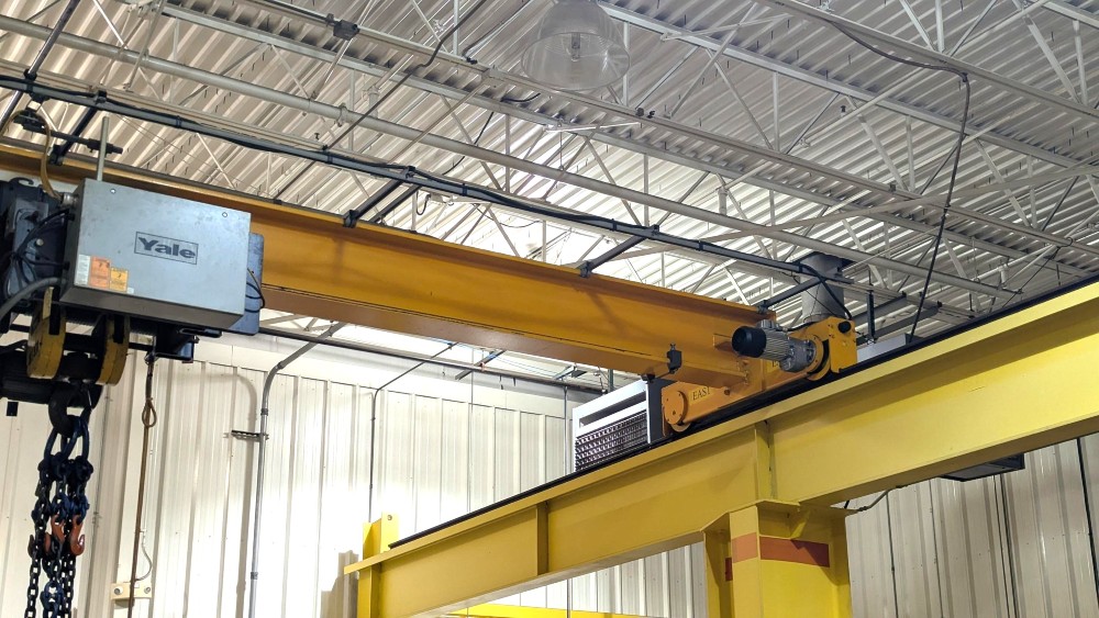 15 Ton, Yale, 29' Span, 26' lift, Class D, pendant, VFD bridge, 2011, #2692 - Image 3