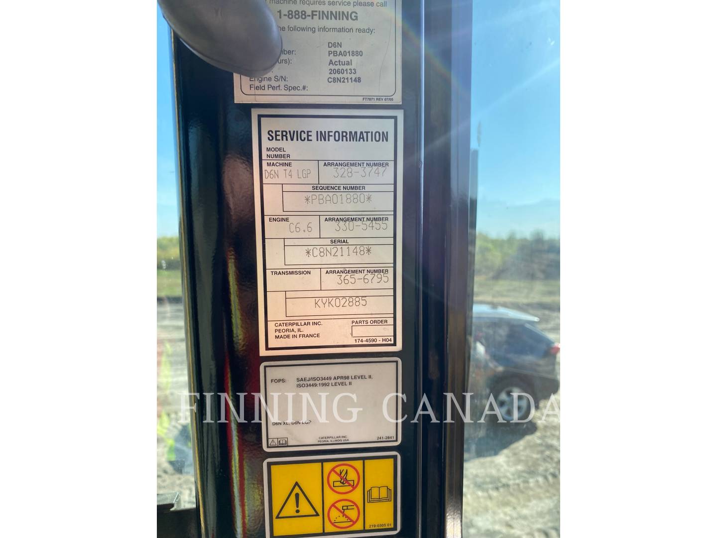 Caterpillar D6N, 6821 hours, S/N: PBA01880, 2014 - Image 6