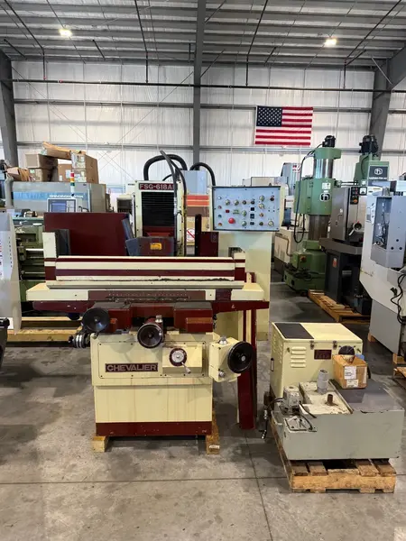 6" x 18" Chevalier #FSG-618AD, automatic surface grinder, 8" x 1/2" x 1-1/4" wheel, 16-82 FPM, hydraulic - Image 2