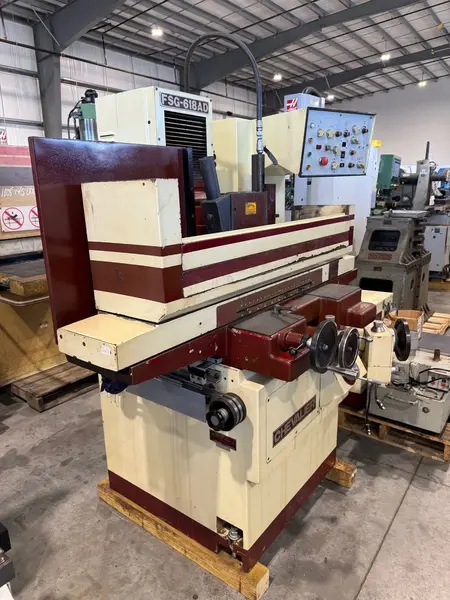 6" x 18" Chevalier #FSG-618AD, automatic surface grinder, 8" x 1/2" x 1-1/4" wheel, 16-82 FPM, hydraulic - Image 4