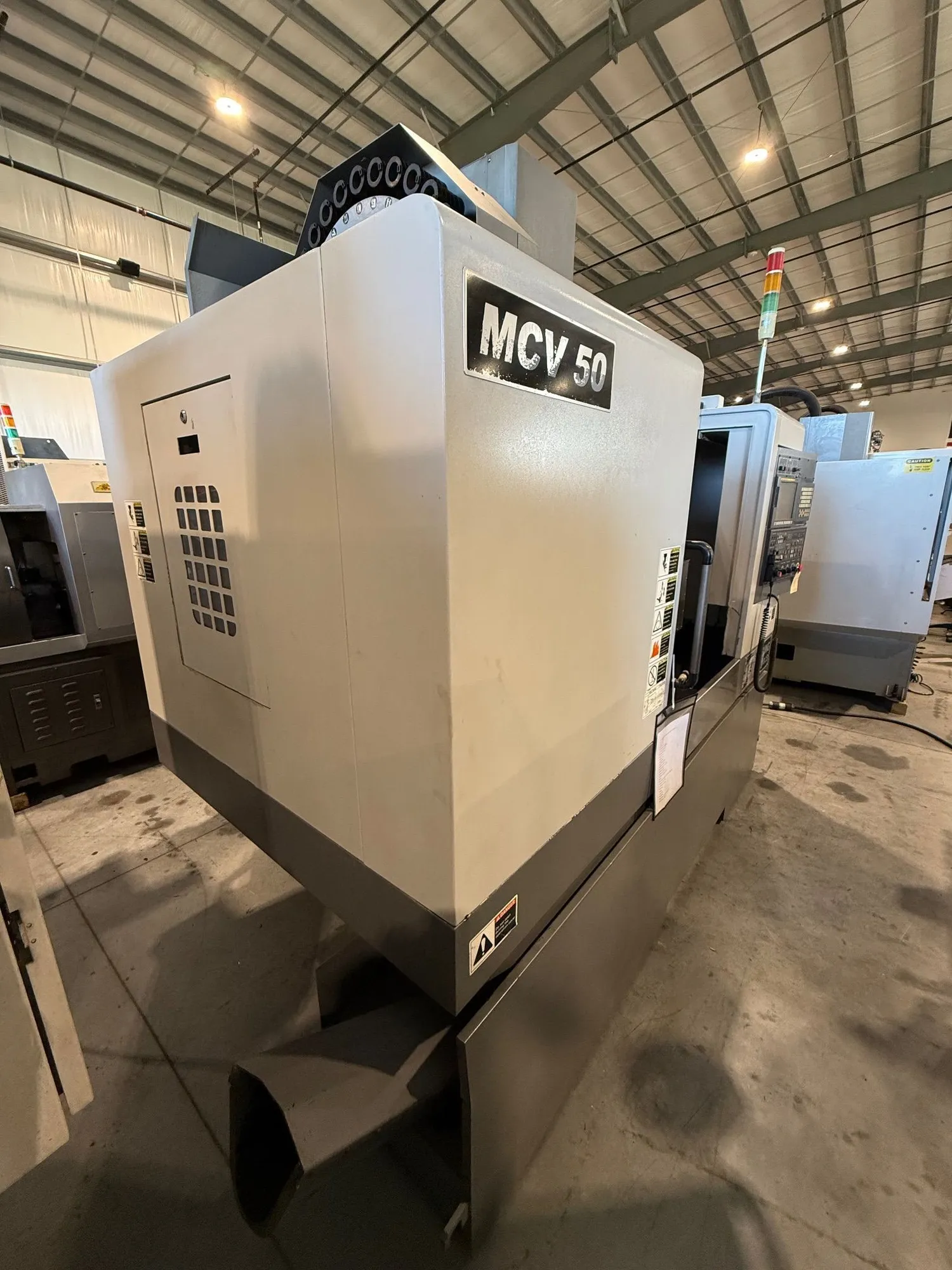 Samsung #MCV-50, CNC vertical machining center, 30 side mount tool changer, 35.4" X, 19.6" Y, 20" Z, 12000 - Image 5