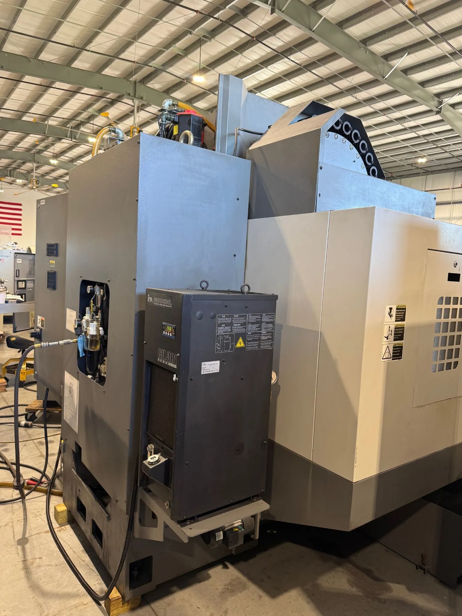 Samsung #MCV-50, CNC vertical machining center, 30 side mount tool changer, 35.4" X, 19.6" Y, 20" Z, 12000 - Image 7