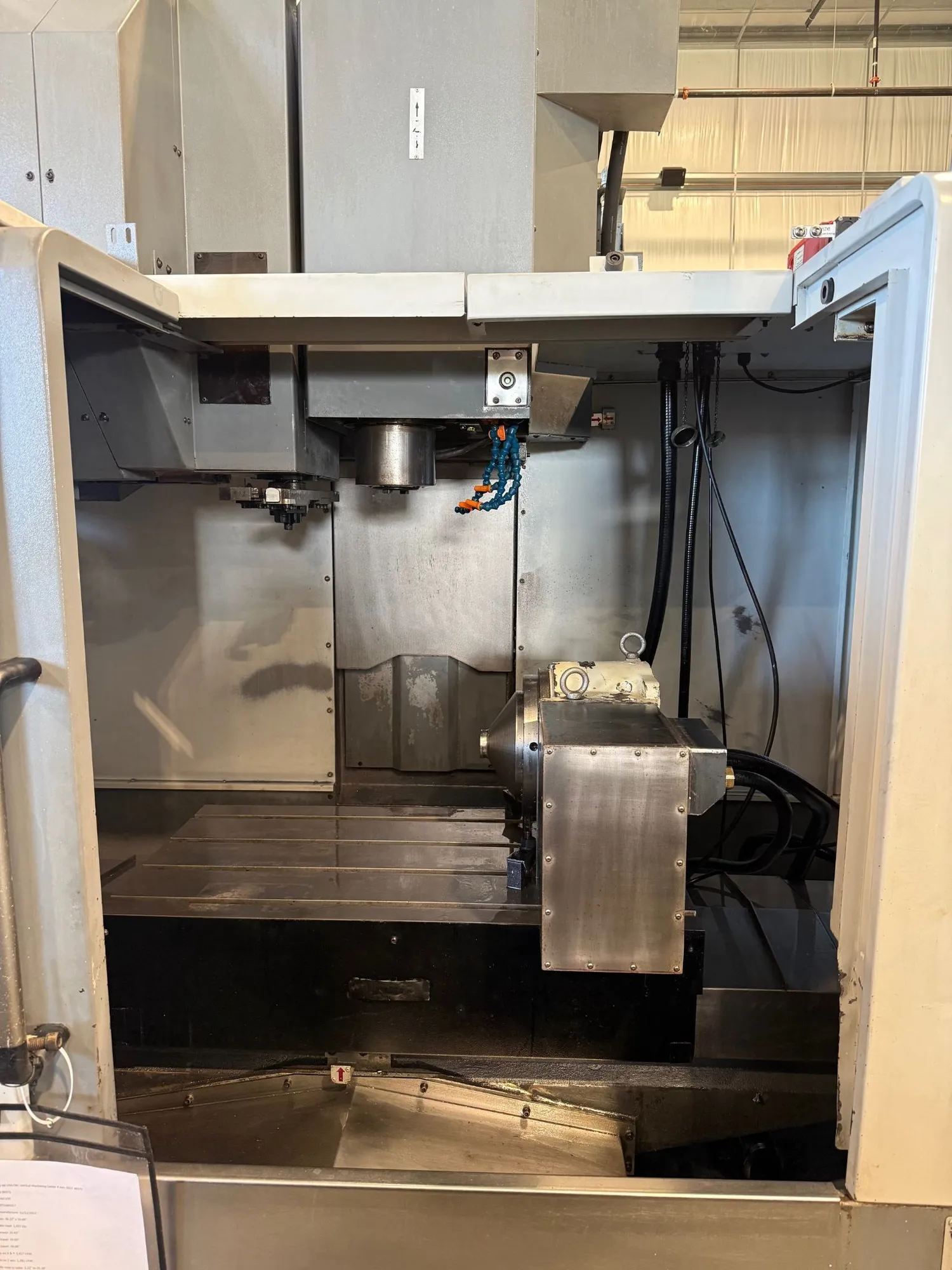 Samsung #MCV-50, CNC vertical machining center, 30 side mount tool changer, 35.4" X, 19.6" Y, 20" Z, 12000 - Image 10