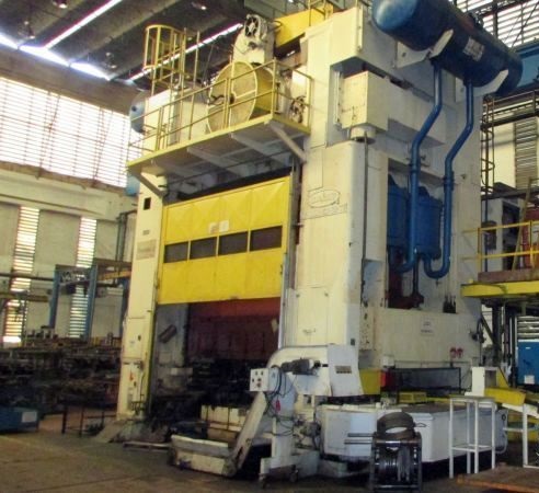 3000 Ton, Danly #S2-3000-156-66TF, straight side double crank press, 16" stroke, 46" Shut Height, 15.9" adj. - Image 8