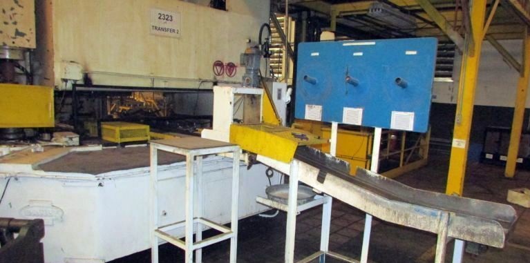 3000 Ton, Danly #S2-3000-156-66TF, straight side double crank press, 16" stroke, 46" Shut Height, 15.9" adj. - Image 9