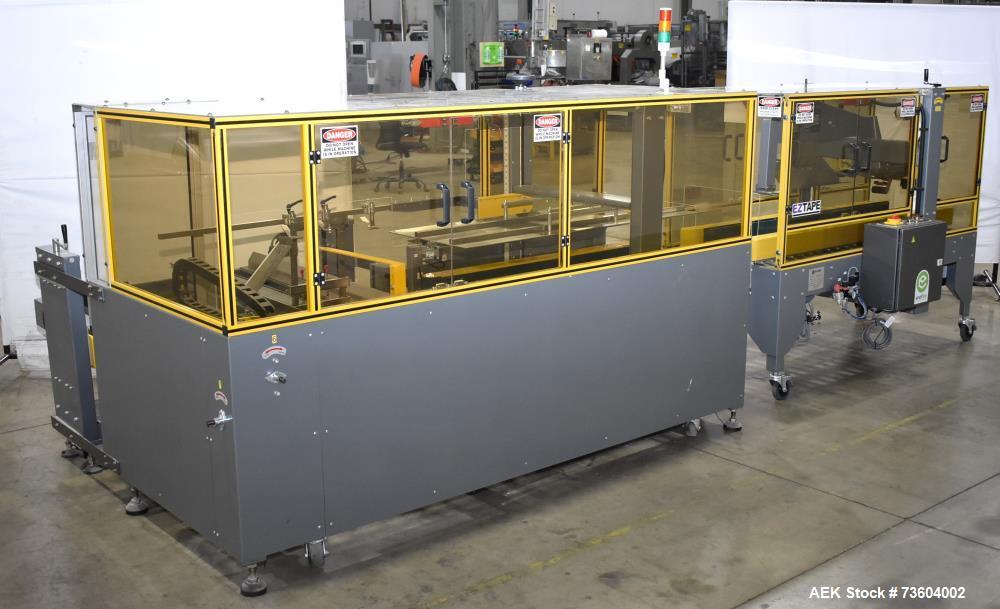 Paxiom Boxxer #T-18, Automatic Case Forming & Sealing System, 18 CPM, 16" x20" carton, Omron PLC - Image 4