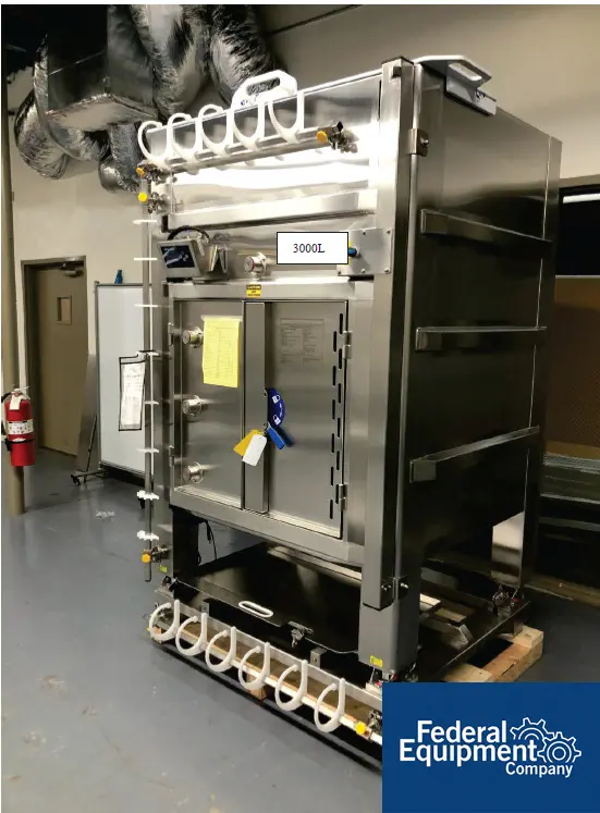 106 cu.ft. ConeCraft, Single U.S. Motors Bulk Hold Tote, vertical, Stainless Steel, 3,000 L - Image 1