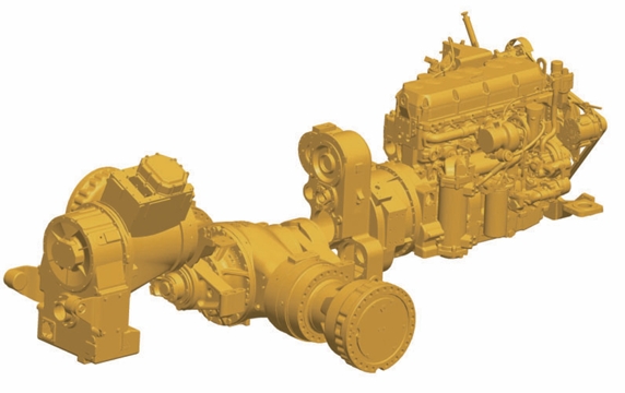 Caterpillar R1700G, Underground Mining Loader, 353 HP Cat C11 diesel engine, 15-ton payload, 6-11.5 yd bucket - Image 8