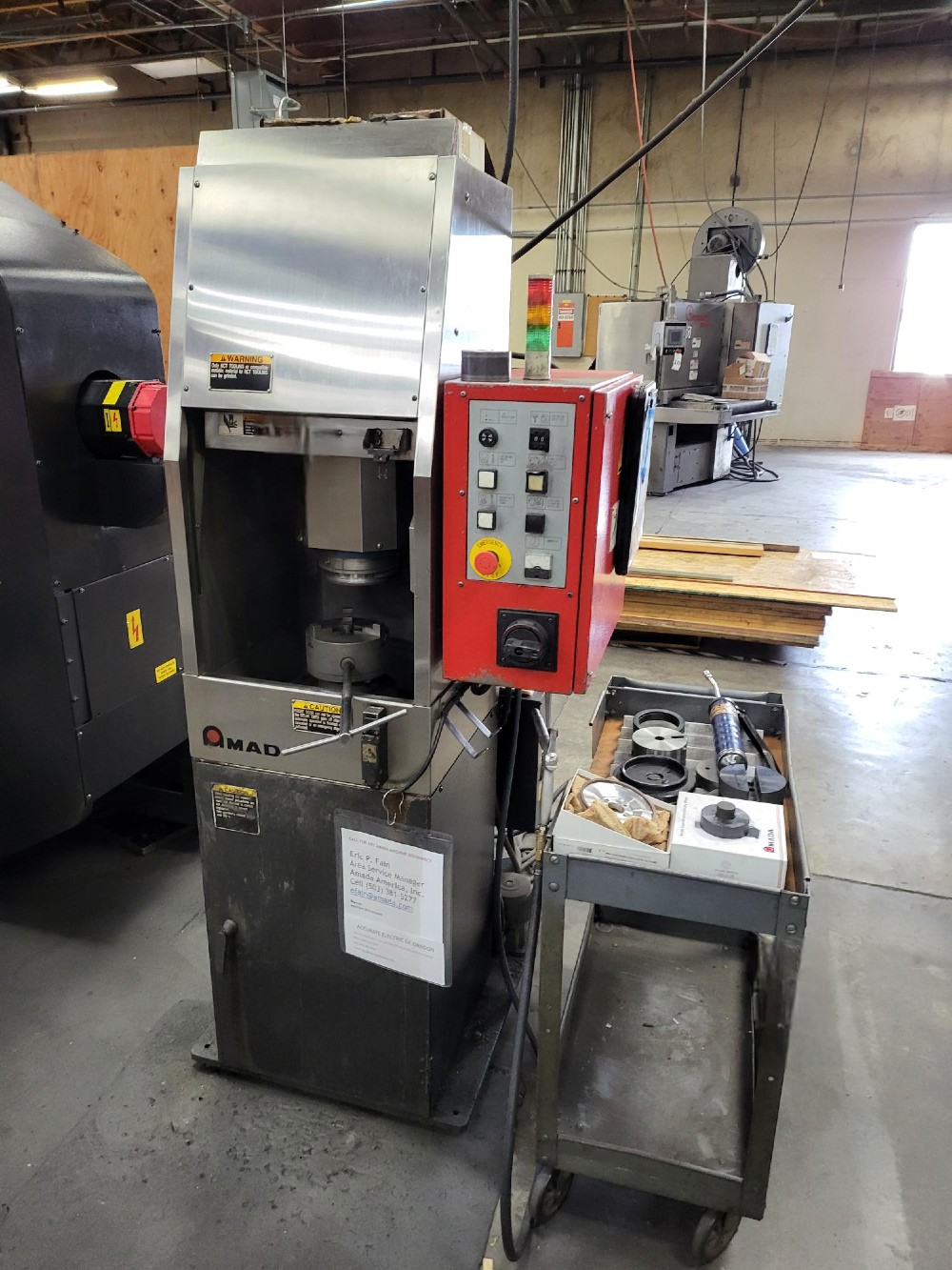 Amada #Togu-III, tool & cutter grinder, 0.039" diameter grinder - Image 1