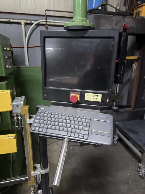 90 Ton, Cincinnati #AS90X10, hydraulic press brake, 12' overall, 126" between housing, 8" stroke, 7" throat - Image 2