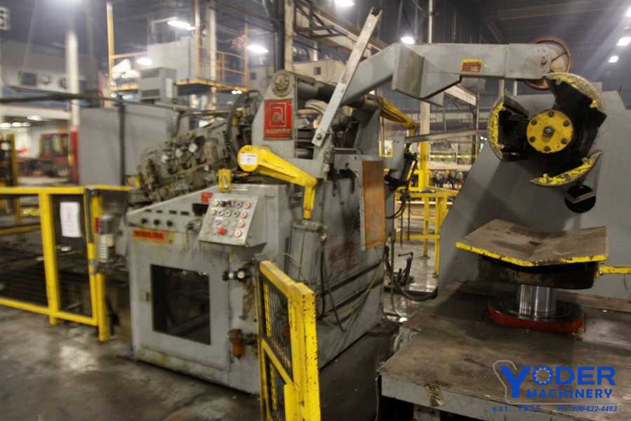 20000 lb. Automatic Feed Co. #204260, straightener, coil reel & car, 4-42" width, #64190 - Image 3