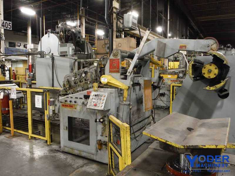 20000 lb. Automatic Feed Co. #204260, straightener, coil reel & car, 4-42" width, #64190 - Image 4