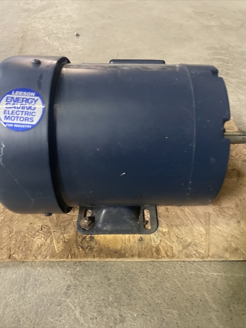 3/4 HP 3450/2850 RPM Leeson #110354.00, Frame C56, TEFC, 575 Volts, 3ph - Image 7
