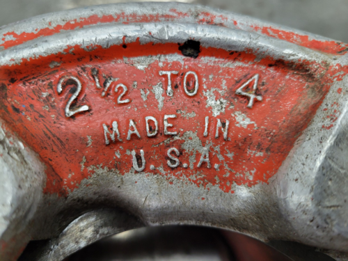 2-1/2" -4" Ridgid #4PJ, Die Head Pipe Threader - Image 7