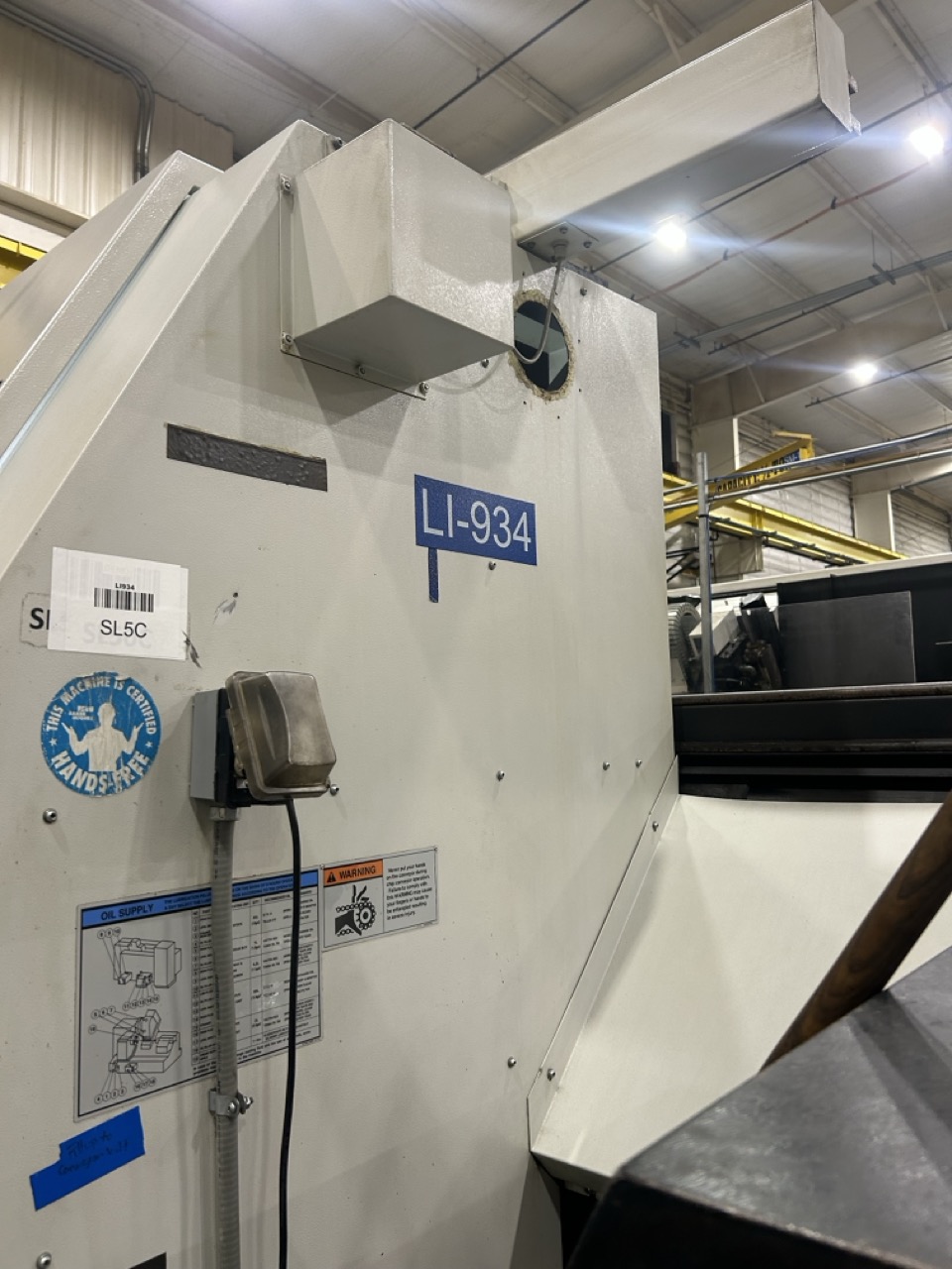 Mazak #Slant-Turn-50N, Cnc Lathe, 31.7" swing, 28" diameter x 81" L max, 750 RPM, 50 HP, 12 tool, tailstock - Image 2