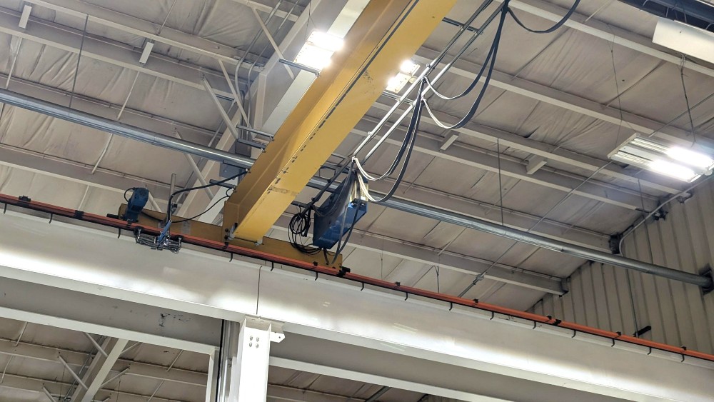 5 Ton, Demag, 54' 5" Span, 33' lift, Class D, Pendant, VFD Bridge/Trolley, 2017, #2710 - Image 7